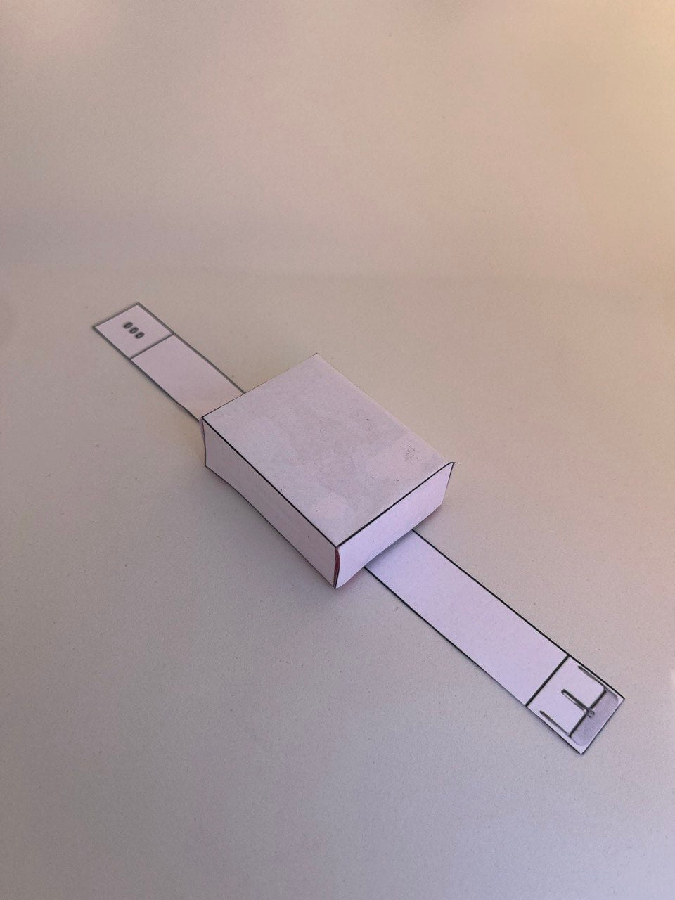 Rozijnen horloge traktatie template - Blanco