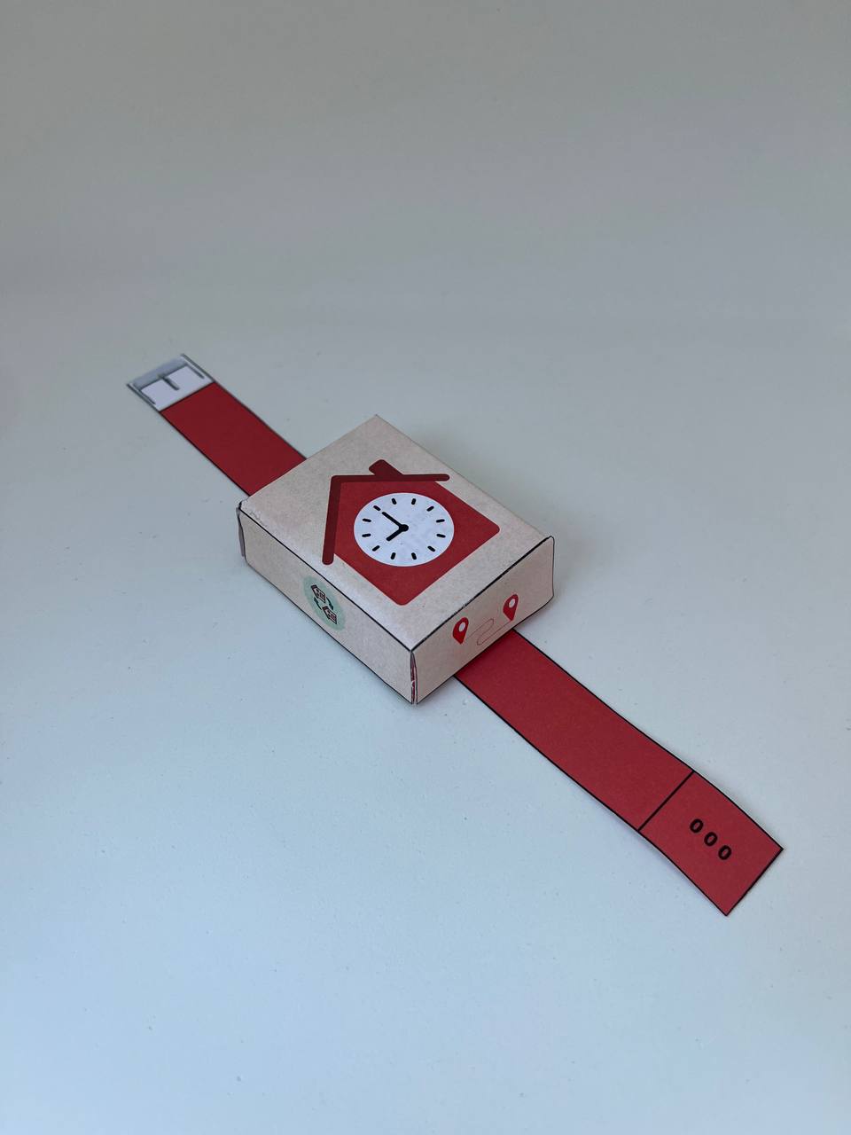 Rozijnen horloge traktatie template - Verhuizen