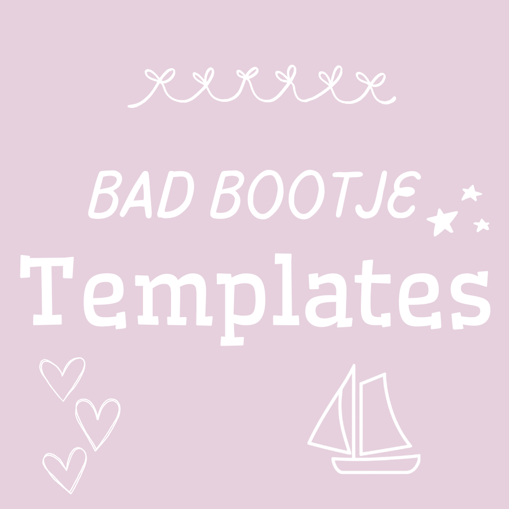 Badbootje Traktatie Templates