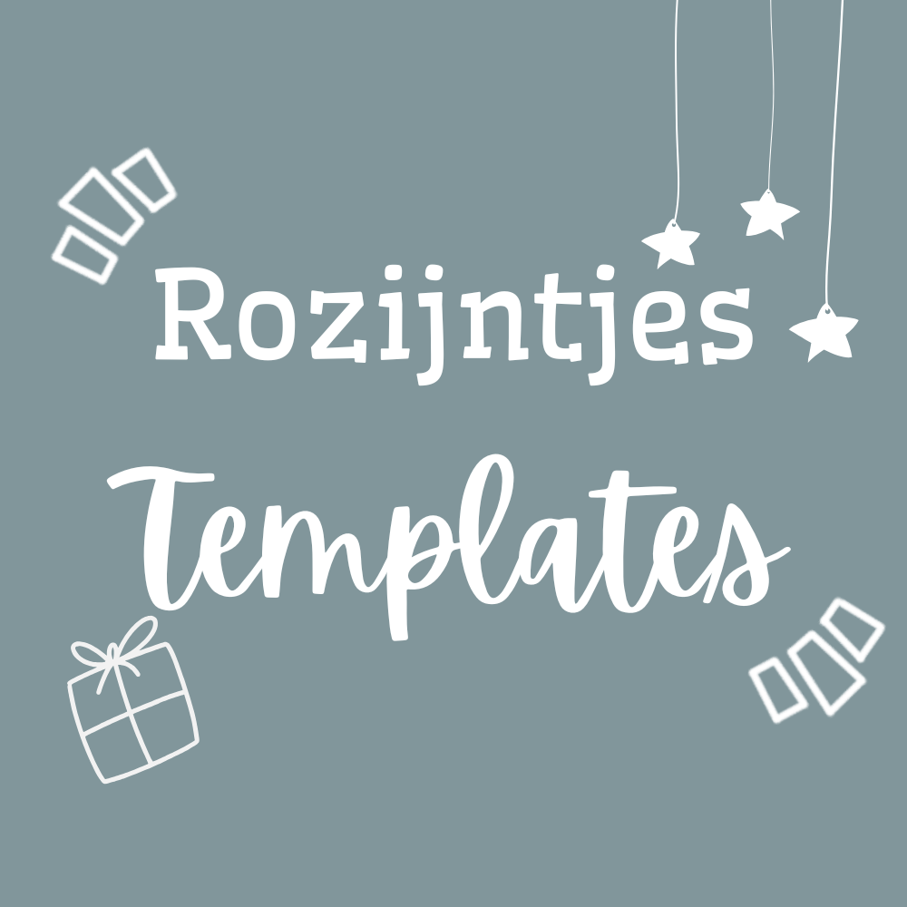 Rozijntjes Traktatie Templates
