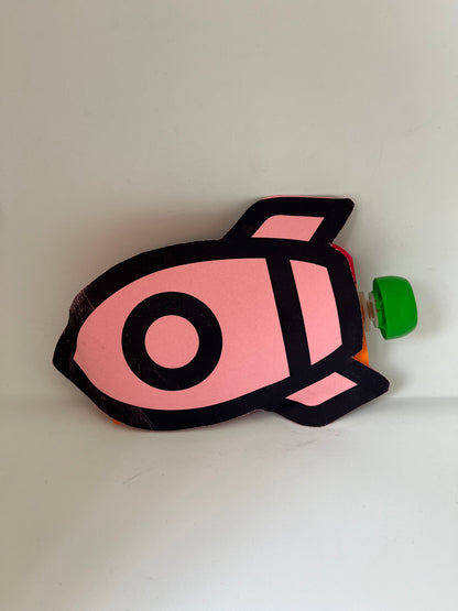 Knijpfruit traktatie template - Knijpfruit Raket